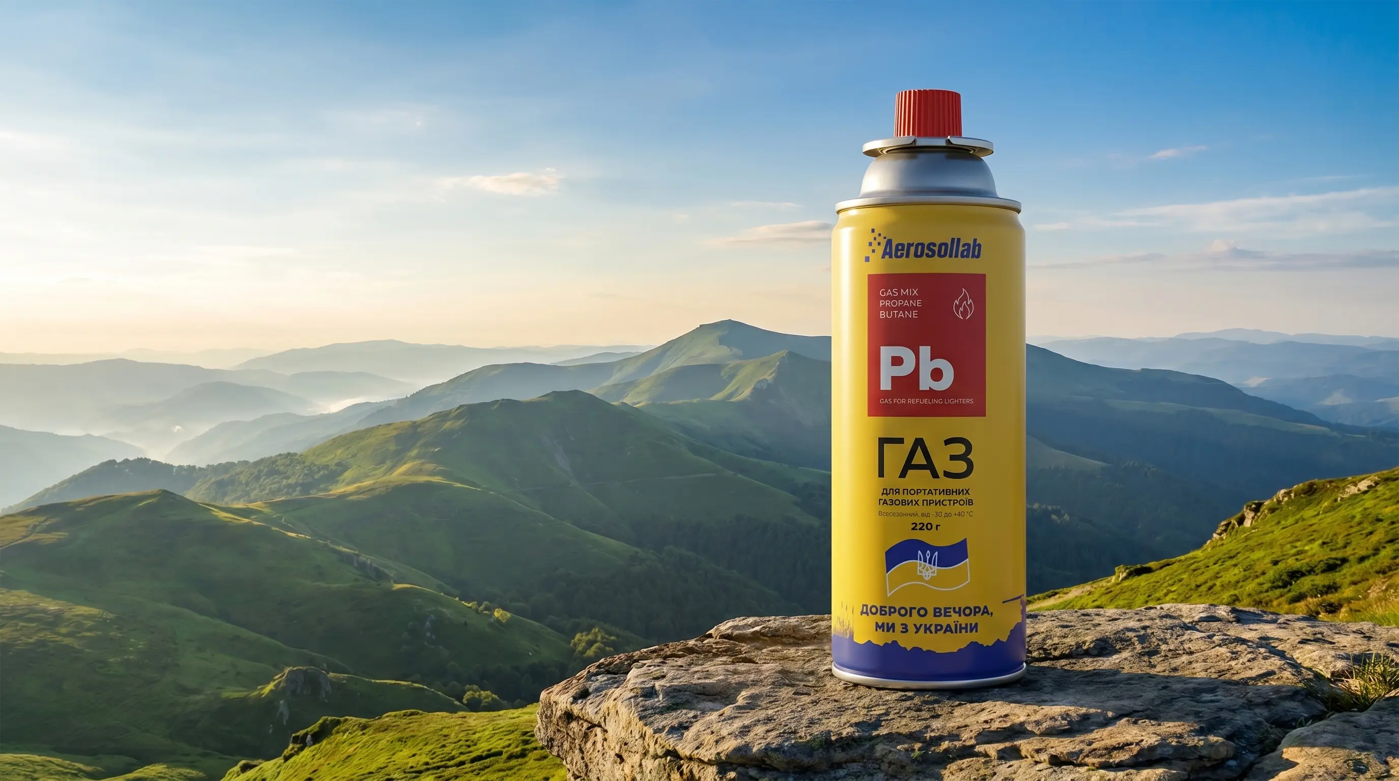 Газовий балон 220 г для тепла, готування та щоденних задач